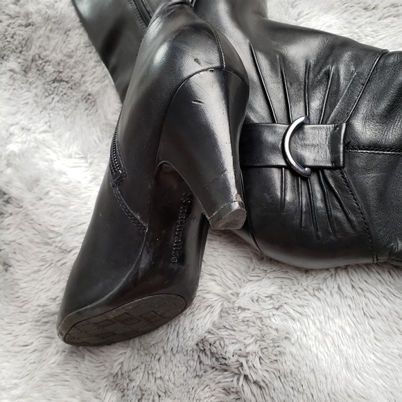 Comfortable Black high Heels boots Naturalizer - Picture 6 of 8